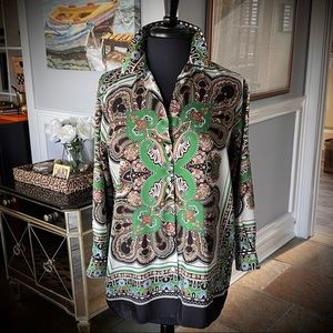 Zara Paisley Blouse